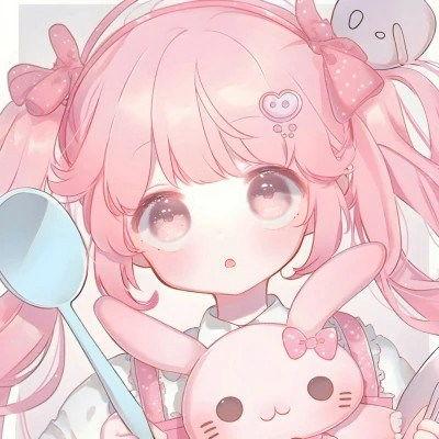 卡通网红少女心头像高清,心头像中的梦幻魅力